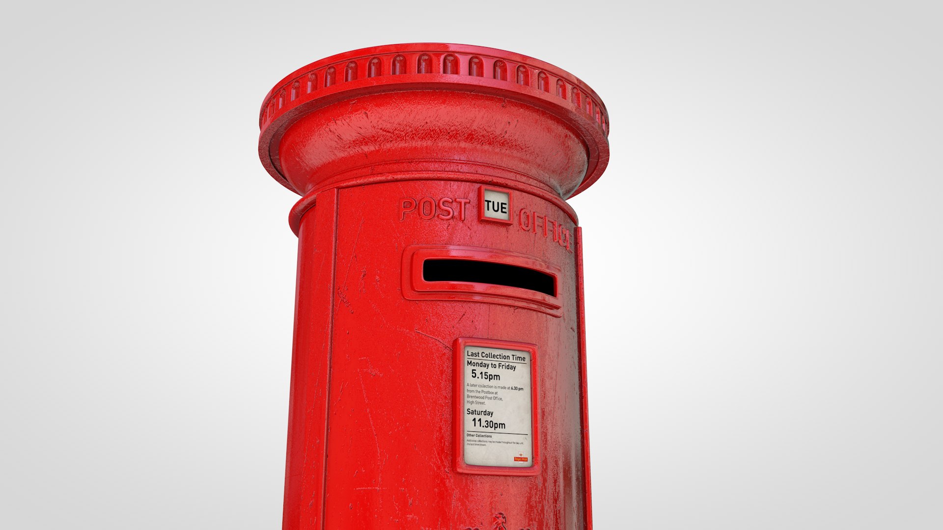 3d Model Postbox Box