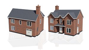 British House Design 004 3D model