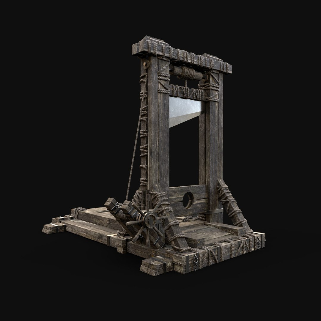 DEATH TORTURE TORMENT EXECUTION DEVICES CONSTRUCTION PACK 3D model https://p.turbosquid.com/ts-thumb/sK/DpuMGU/Ng/guillotine_render2/jpg/1646822088/1920x1080/fit_q87/aeb57c7ecf0d4715c898ed03567a49fc142075fa/guillotine_render2.jpg