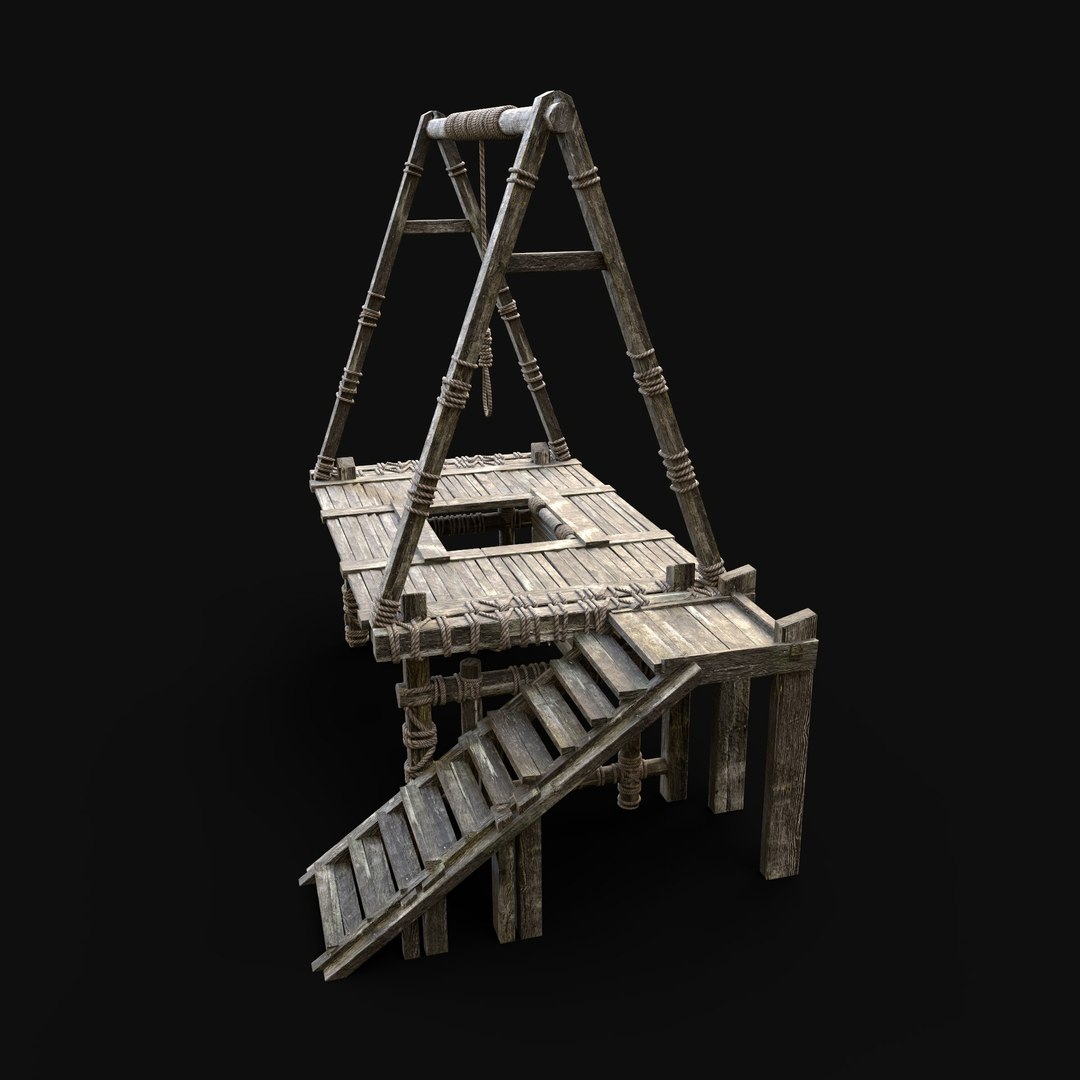 DEATH TORTURE TORMENT EXECUTION DEVICES CONSTRUCTION PACK 3D model https://p.turbosquid.com/ts-thumb/sK/DpuMGU/fe/gallows_render2/jpg/1646822017/1920x1080/fit_q87/60af40de38a2c4659c1e818777a1f4e430d2e13f/gallows_render2.jpg
