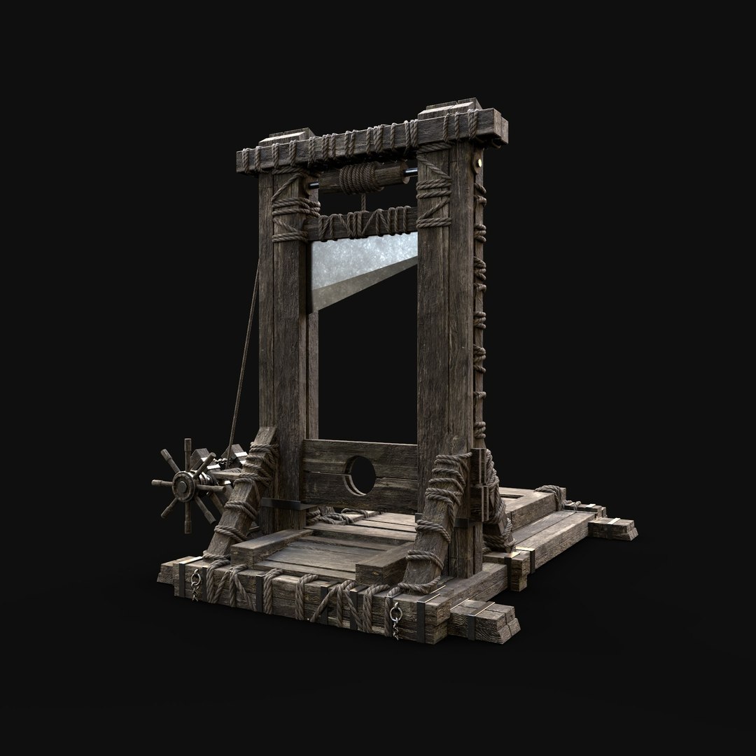 DEATH TORTURE TORMENT EXECUTION DEVICES CONSTRUCTION PACK 3D model https://p.turbosquid.com/ts-thumb/sK/DpuMGU/sp/guillotine_render0/jpg/1646822088/1920x1080/fit_q87/6869a2778a859ea1a508cb1a7a615141de656d8c/guillotine_render0.jpg