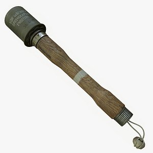 german ww2 grenade 3D model
