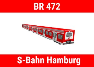 lhb baureihe 472 hamburg 3D model