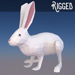 rigged bunny ready 3d c4d