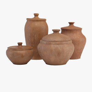 3d model tableware clay