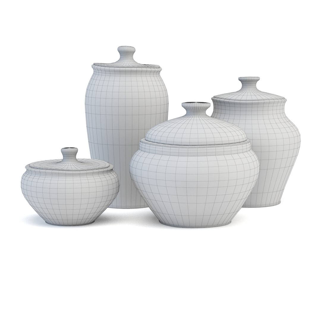 3d Model Tableware Clay