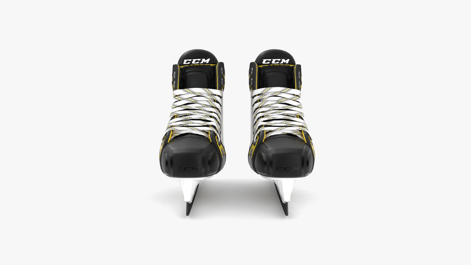 3D CCM Super Tacks AS3 Pro Senior Goalie Skates Model TurboSquid 2184004