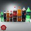 plastic drinks 3d model