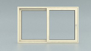 3D model laos Aluminum Window