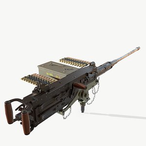3d model of weapon pbr mk-23 mount