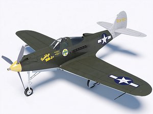 3D bell p-39 airacobra
