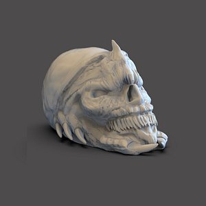 3D Creature Skull model
