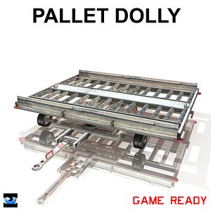 3d pallet dolly model