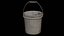 Dirty Plastic Bucket 3D Scan