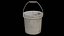 Dirty Plastic Bucket 3D Scan