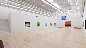 Art Museum Gallery Interior 7 model