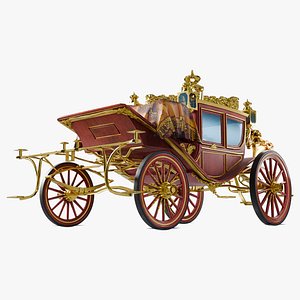 Garuda Yaksa Royal Carriage 3D Model model