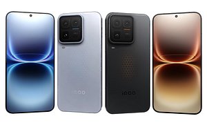 3D Vivo iQOO 15 Ultra Black And Silver model
