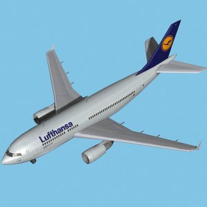 airbus a310-lufthansa lufthansa 3ds