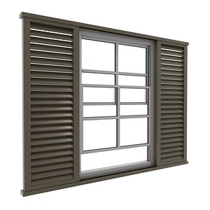 3d model window