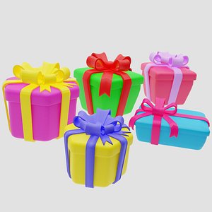 3D Gift boxes model