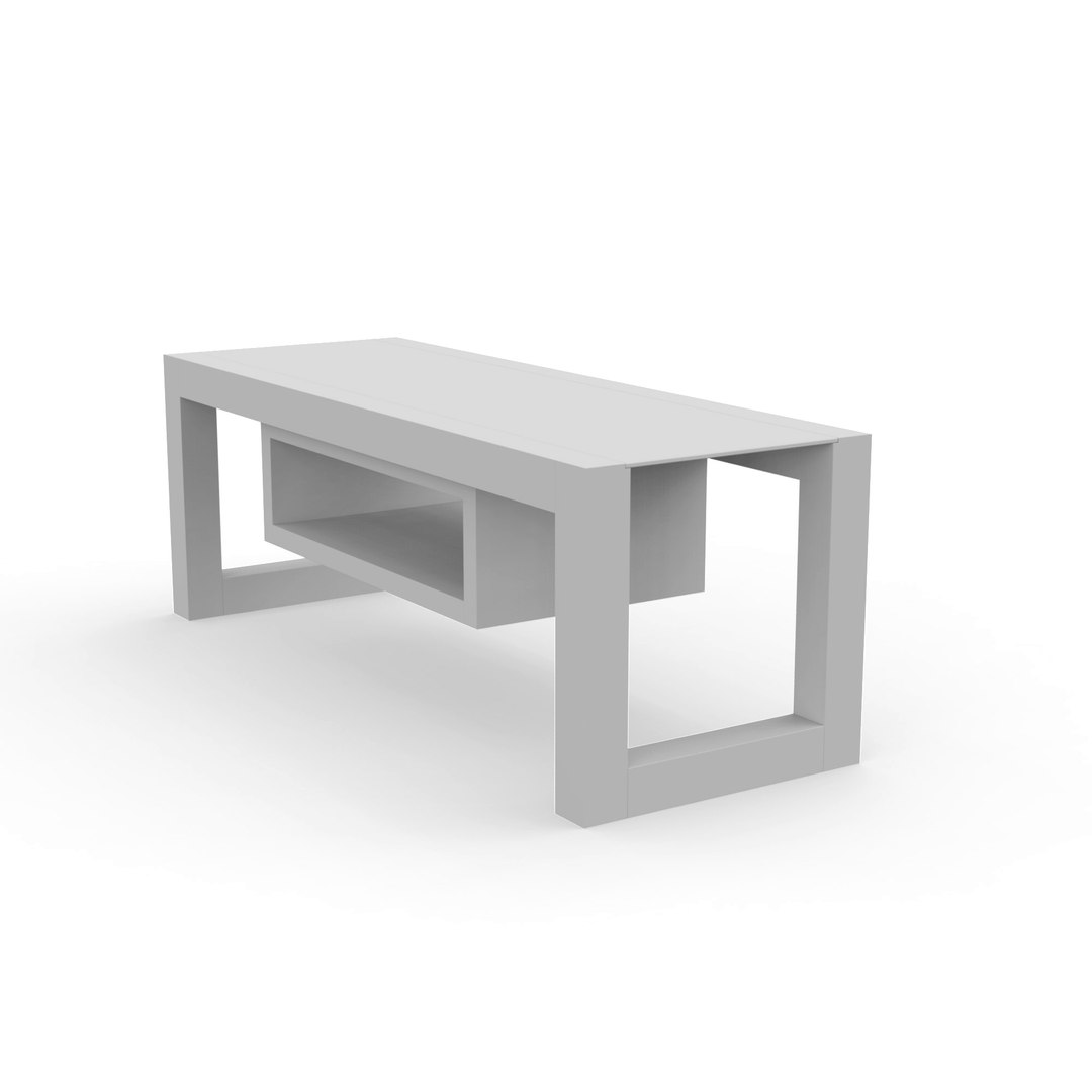 3D coffee table model TurboSquid 1568017