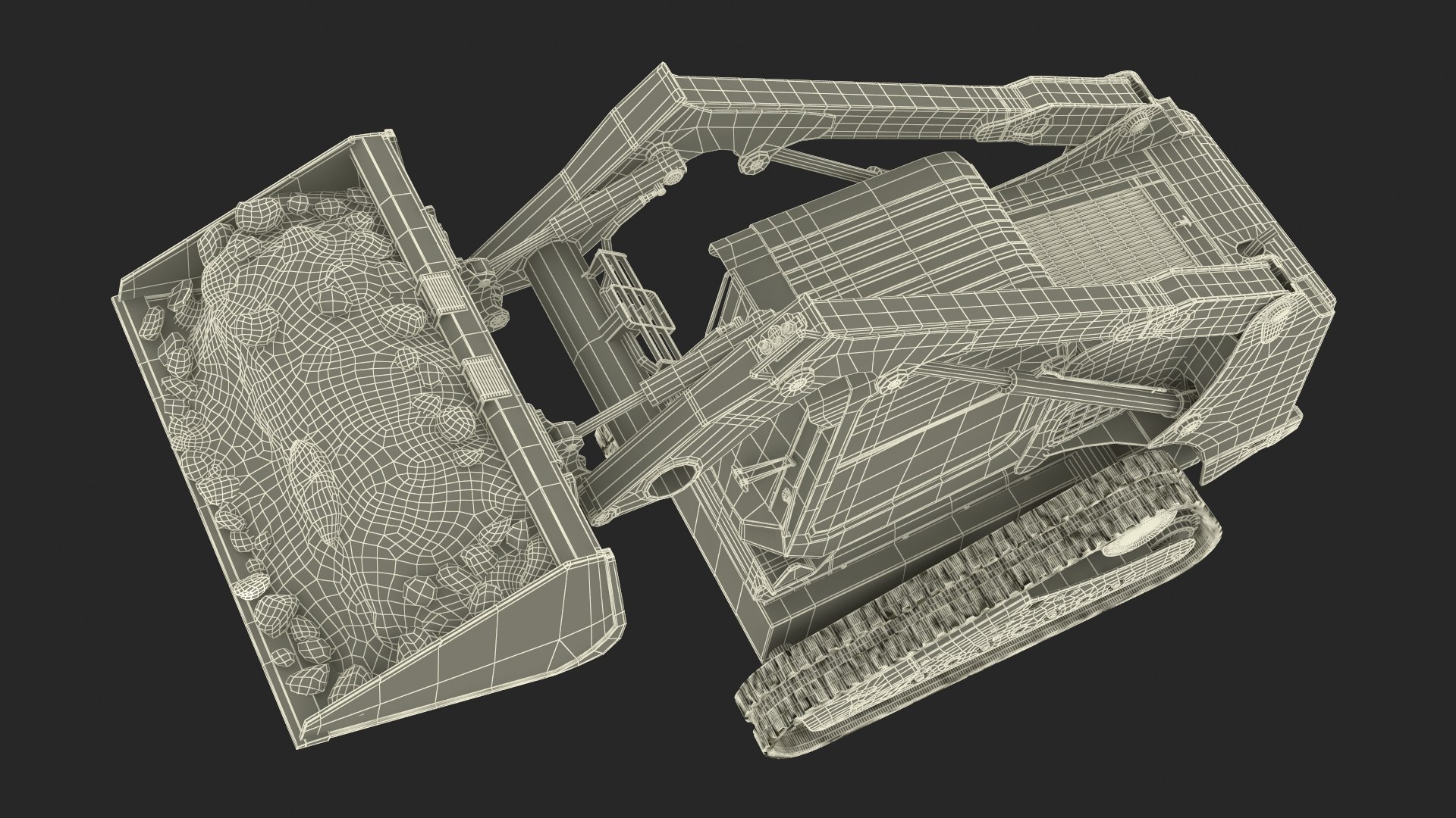 3D Skid Steer Loader With Operator And Soil Load Rigged - TurboSquid ...