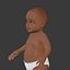 Rigged Baby - 3 Textures