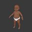 Rigged Baby - 3 Textures