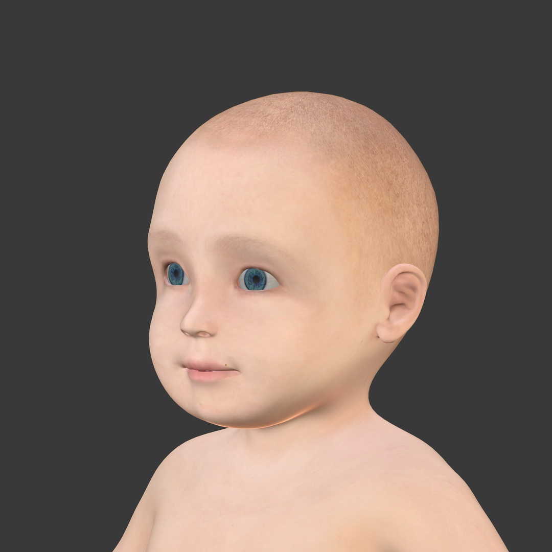 Baby Boy - Baby Girl -- Rigged 3D model - TurboSquid 1754375