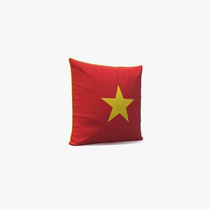 Vietnam Flag Pillow