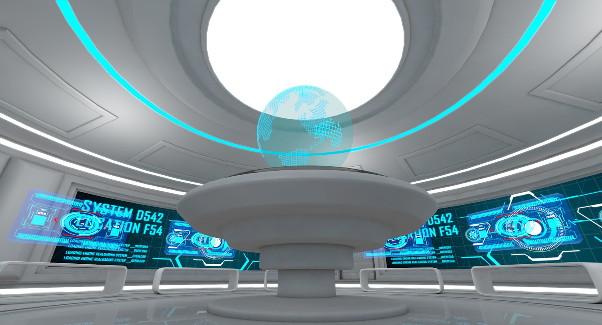 3D 4 Sci Fi Room Sets - TurboSquid 2099404