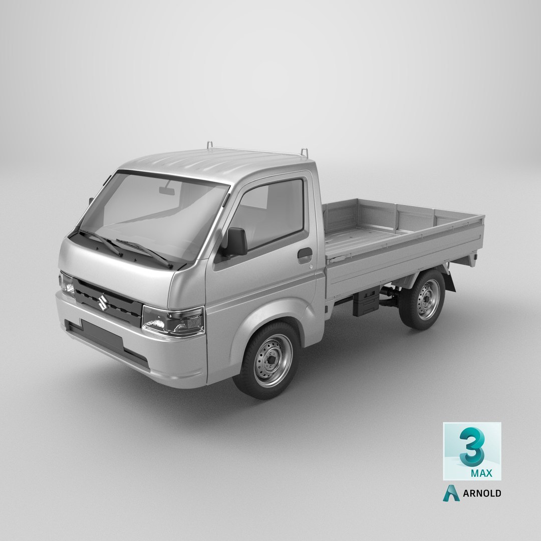 3D White Carry Truck by Suzuki Simplified model https://p.turbosquid.com/ts-thumb/sL/V6C4Wx/3Y/stemcell_max_arnold_render/png/1731839919/1920x1080/fit_q87/799cacade674745a4fda413f00f220a42d2dd04f/stemcell_max_arnold_render.jpg