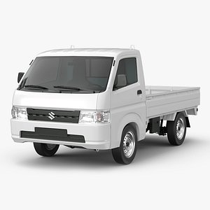 White Carry Truck by Suzuki Simplified