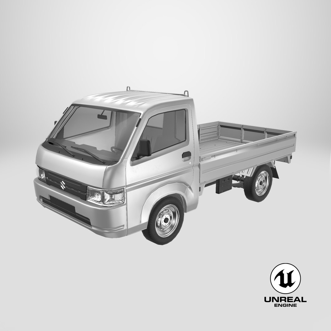 3D White Carry Truck by Suzuki Simplified model https://p.turbosquid.com/ts-thumb/sL/V6C4Wx/VB/stemcell_unreal_render/png/1731839920/1920x1080/fit_q87/ed199a745a38a155875b755efeed4b228d4d2a2f/stemcell_unreal_render.jpg