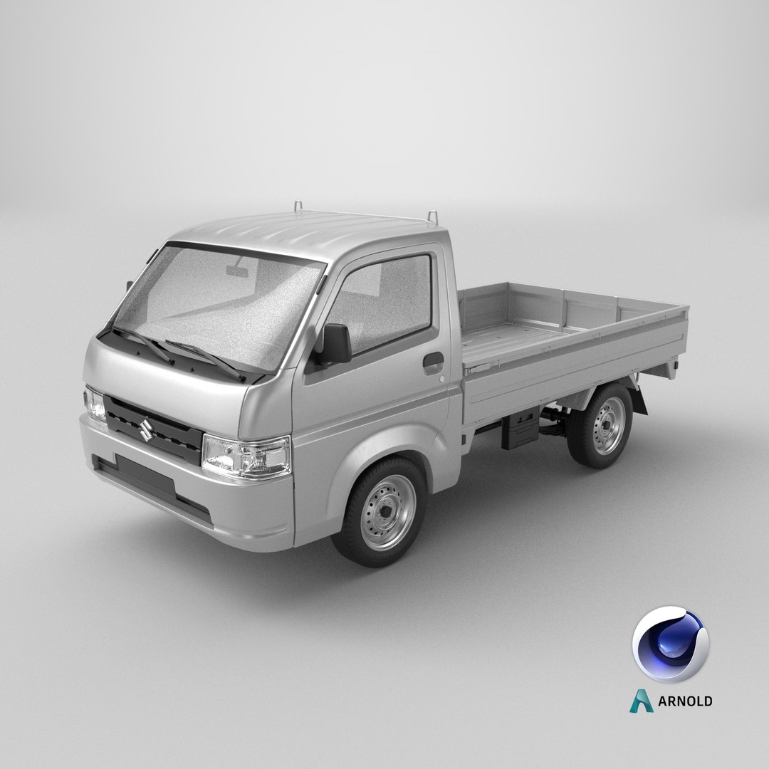 3D White Carry Truck by Suzuki Simplified model https://p.turbosquid.com/ts-thumb/sL/V6C4Wx/Z0/stemcell_cinema_4d_arnold_render/png/1731839913/1920x1080/fit_q87/dc2dd96b80b889b7c7d3872793cbdeed035d6d43/stemcell_cinema_4d_arnold_render.jpg