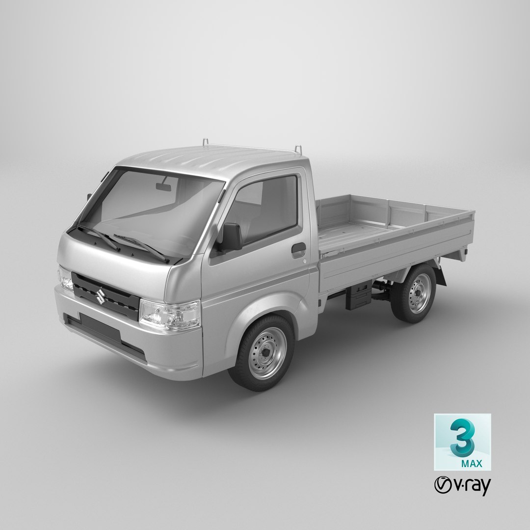 3D White Carry Truck by Suzuki Simplified model https://p.turbosquid.com/ts-thumb/sL/V6C4Wx/bT/stemcell_max_vray_render/png/1731839917/1920x1080/fit_q87/2d018b1972c5137df4ee5443a59e781e273e9436/stemcell_max_vray_render.jpg
