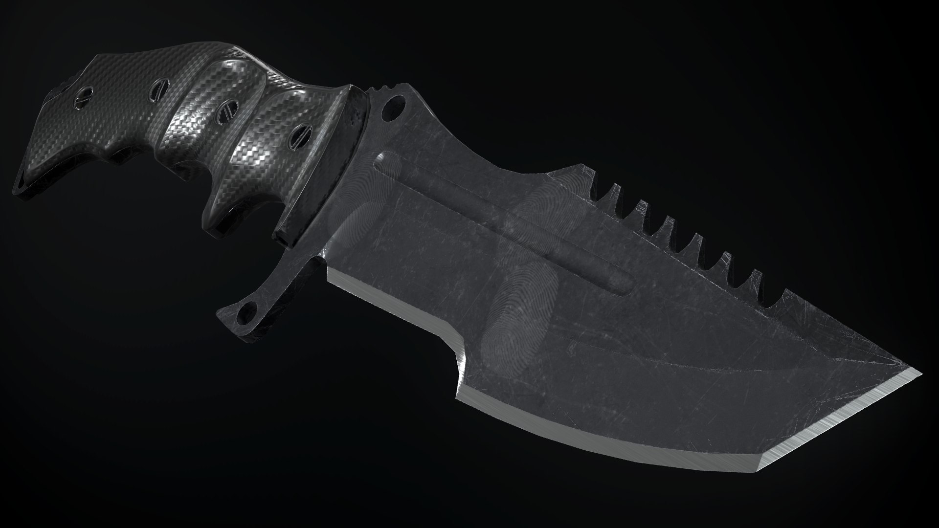 3D Tactical Army Knife - TurboSquid 1256607