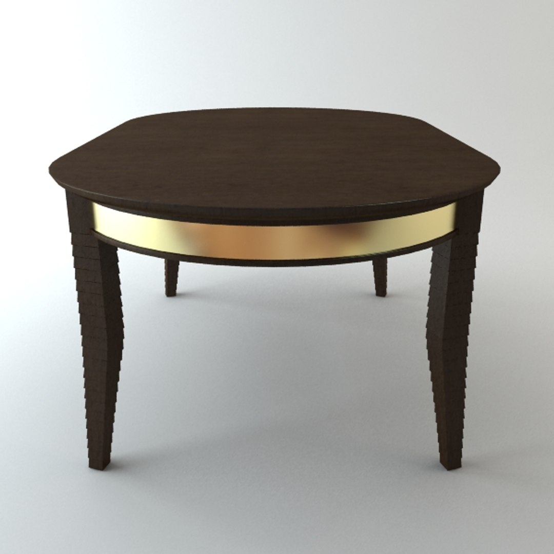 3ds Max Table Oval Dining
