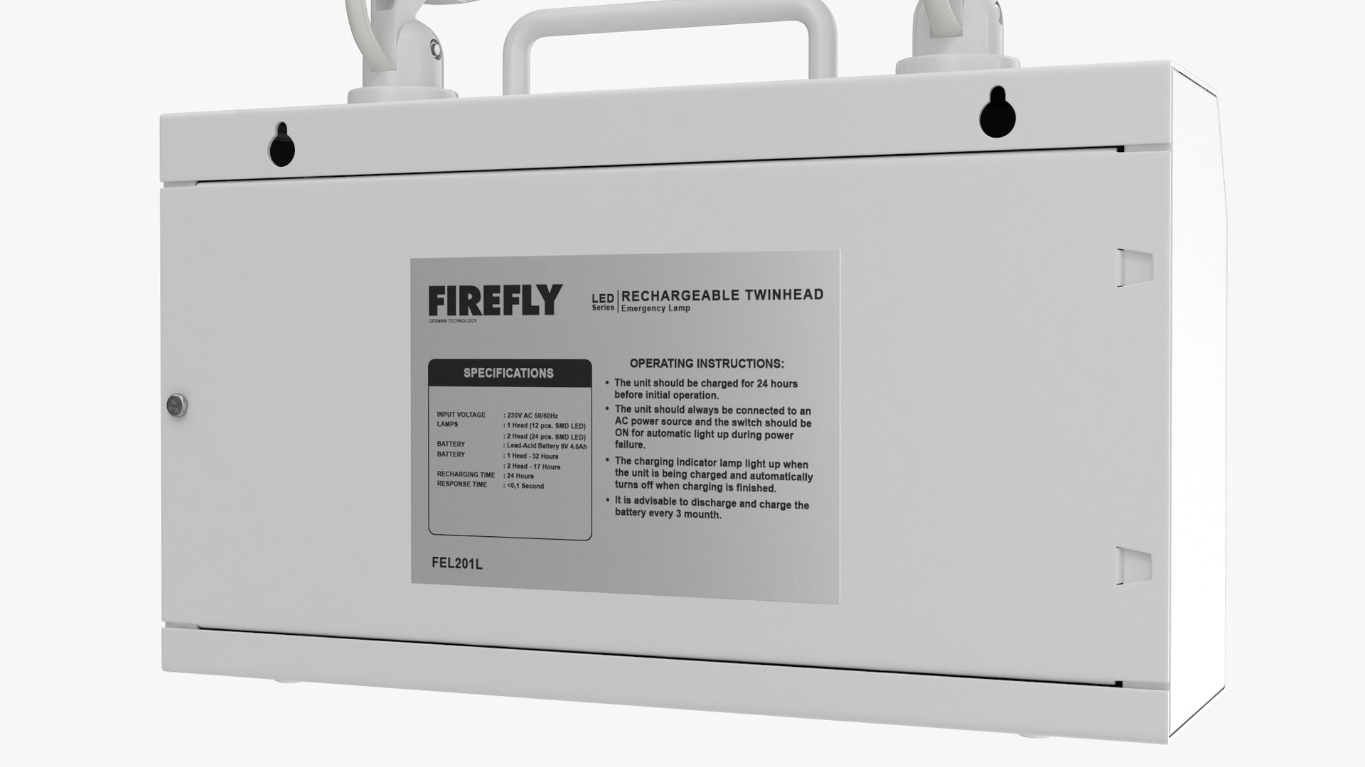 Firefly Led Rechargeable Emergency Lamp FEL201L