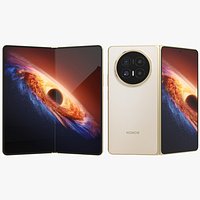 Honor Magic V6 Gold Animated