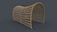Gazebo pergolato in legno PBR A1