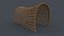 Gazebo pergolato in legno PBR A1