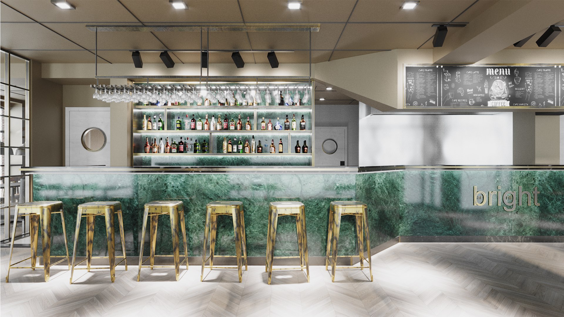 modelo 3d Diseño de interiores de restaurante - TurboSquid 2236019