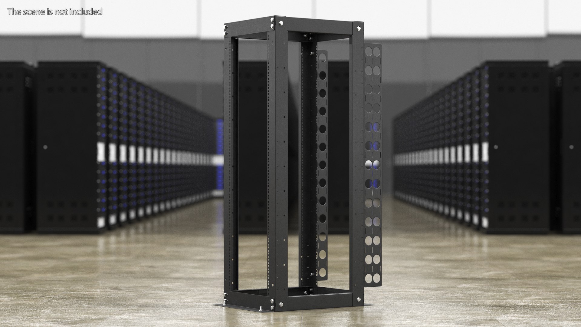 Open Frame Server Rack 36U Empty 3D Model - TurboSquid 1849300