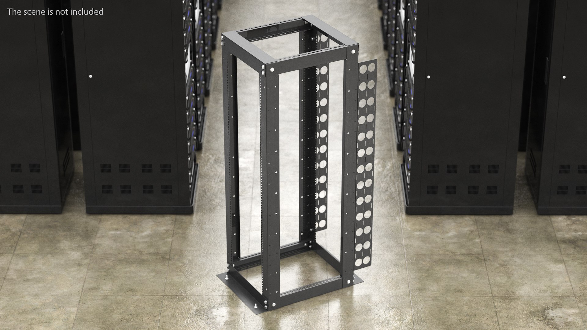 Open Frame Server Rack 36U Empty 3D Model - TurboSquid 1849300