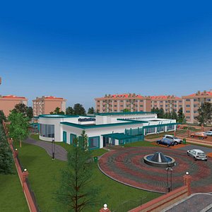 3d model school building