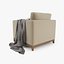 Crate and Barrel Taraval Armchair