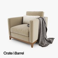 Crate and Barrel Taraval Armchair