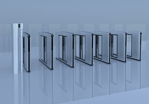 speed gate 3D model